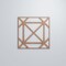 Ekena Millwork Large Buxton Decorative Fretwork Wood Wall Panels, Wood (Paint Grade), 23 3/8"W x 23 3/8"H x 3/8"T WALW24X24X0375BUXMF - alternate 4